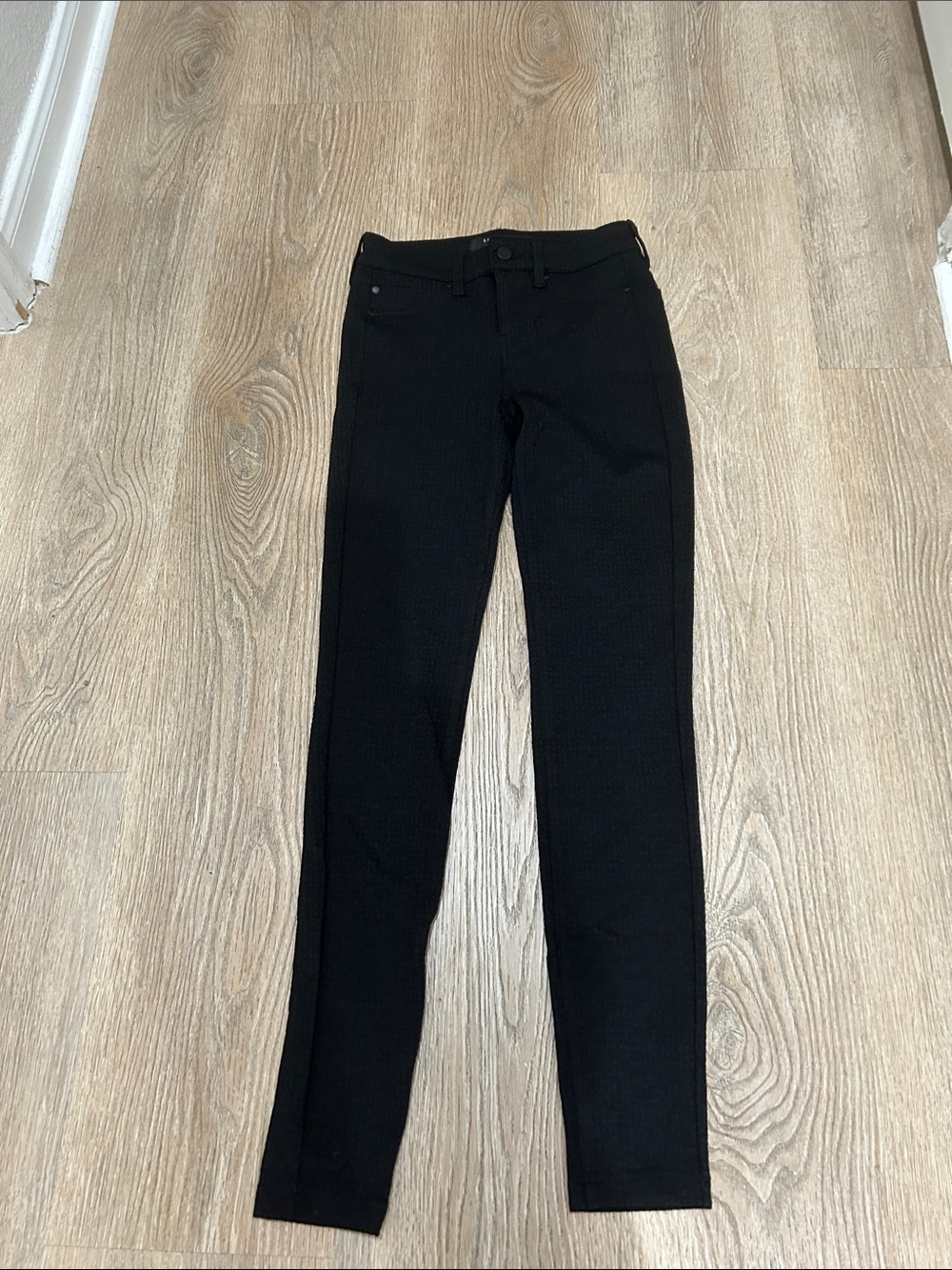 Liverpool Los Angeles Black Textured Stretch Jeans
